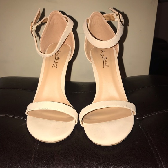 plain nude heels